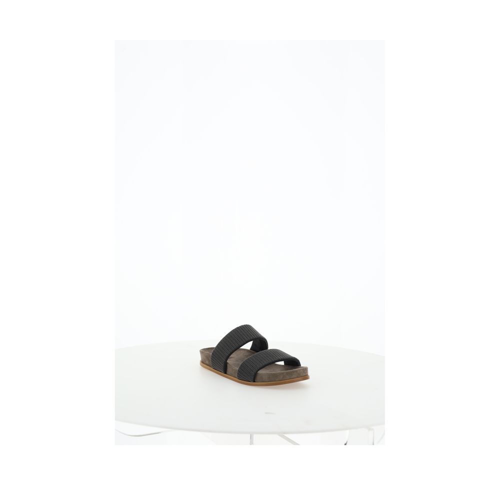 Brunello Cucinelli Luxury Leather Sandals