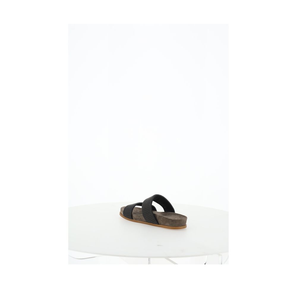Brunello Cucinelli Luxury Leather Sandals