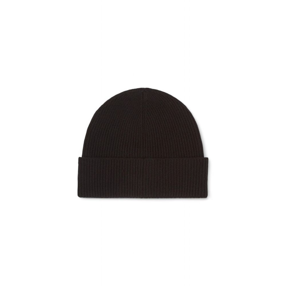 Calvin Klein Black Cashmere Baseball Hat