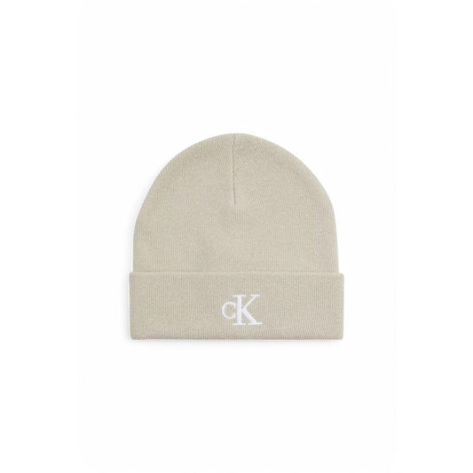Calvin Klein Green Recycled Polyester Beanie