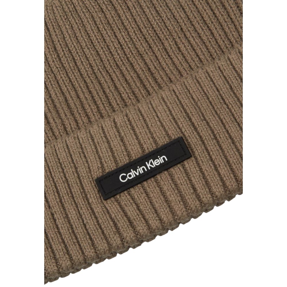 Calvin Klein Classic Cotton Rib Beanie for Men