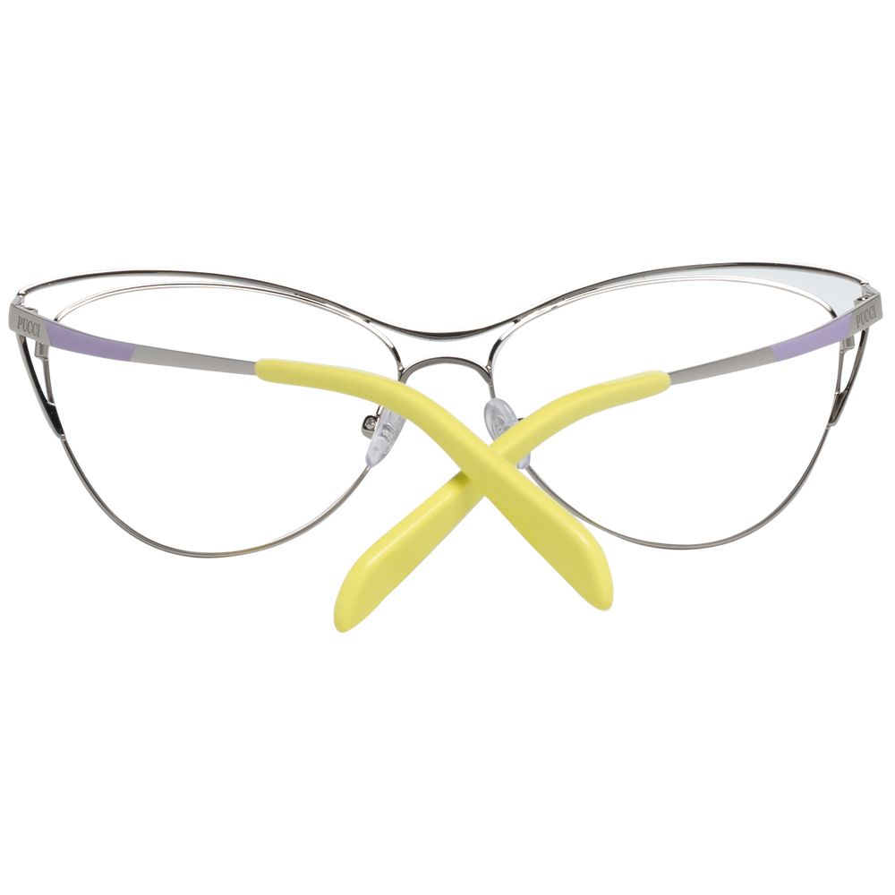 Emilio Pucci Women’s Optical Frames – Black Square Full-Rim, 56mm