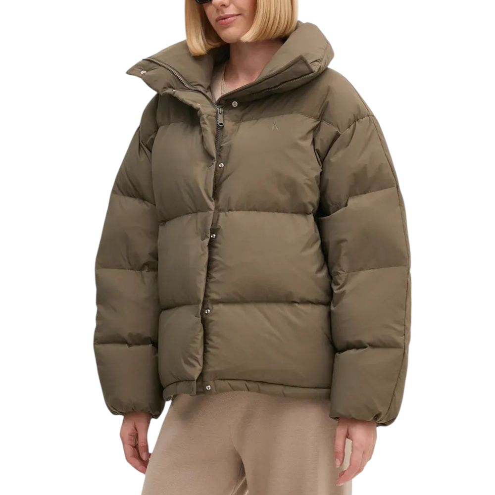 Calvin Klein Jeans Gray Polyester Jackets & Coat - colour?