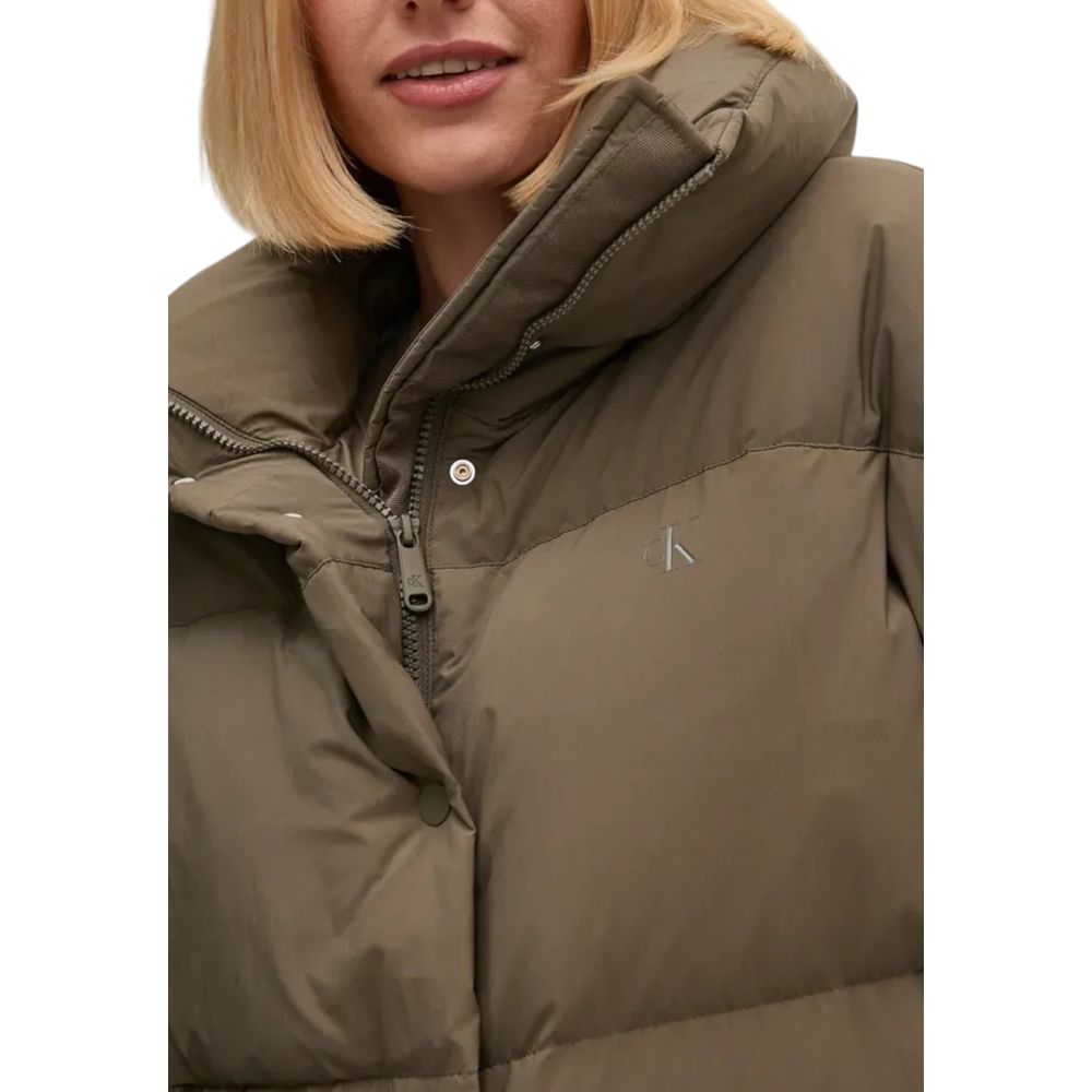 Calvin Klein Jeans Gray Polyester Jackets & Coat - colour?