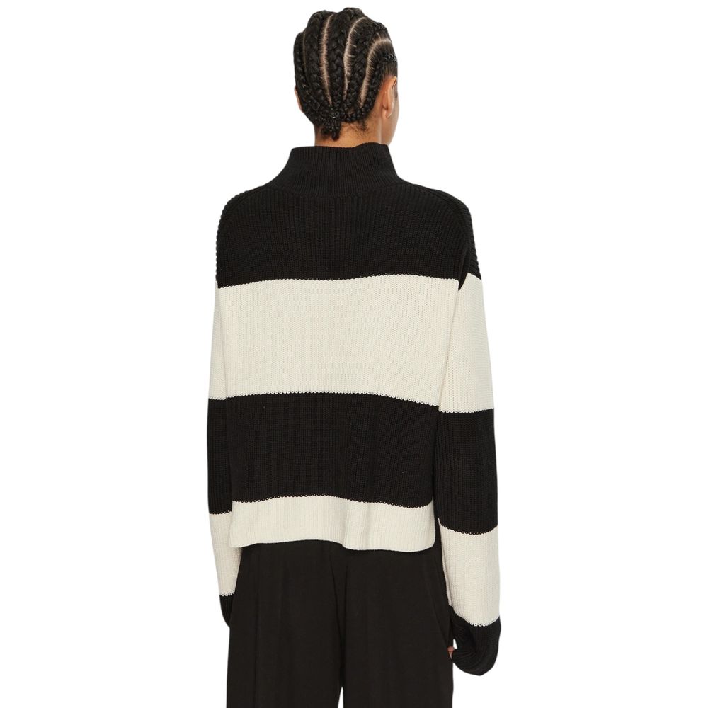 Calvin Klein Jeans Black & White Striped Jumper for Women