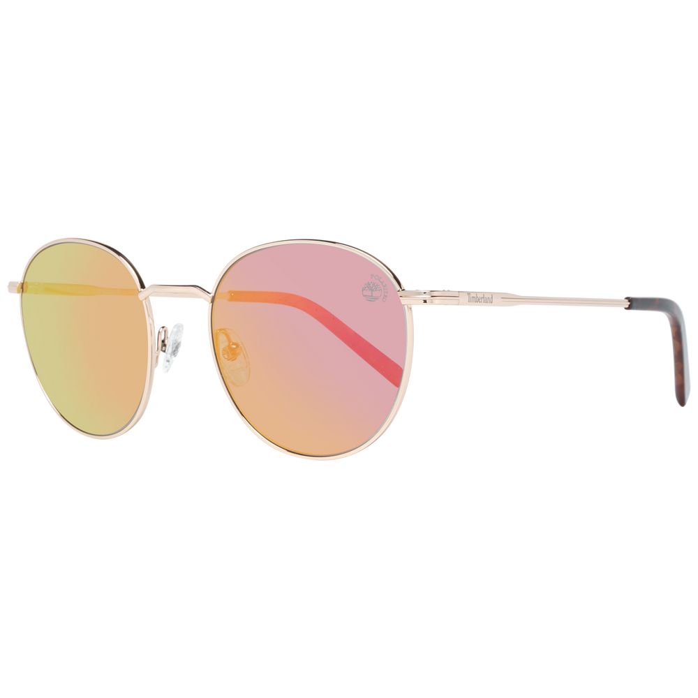 Timberland Men's Sunglasses – Stylish Bronze Frame with Orange Lenses, 52mm
