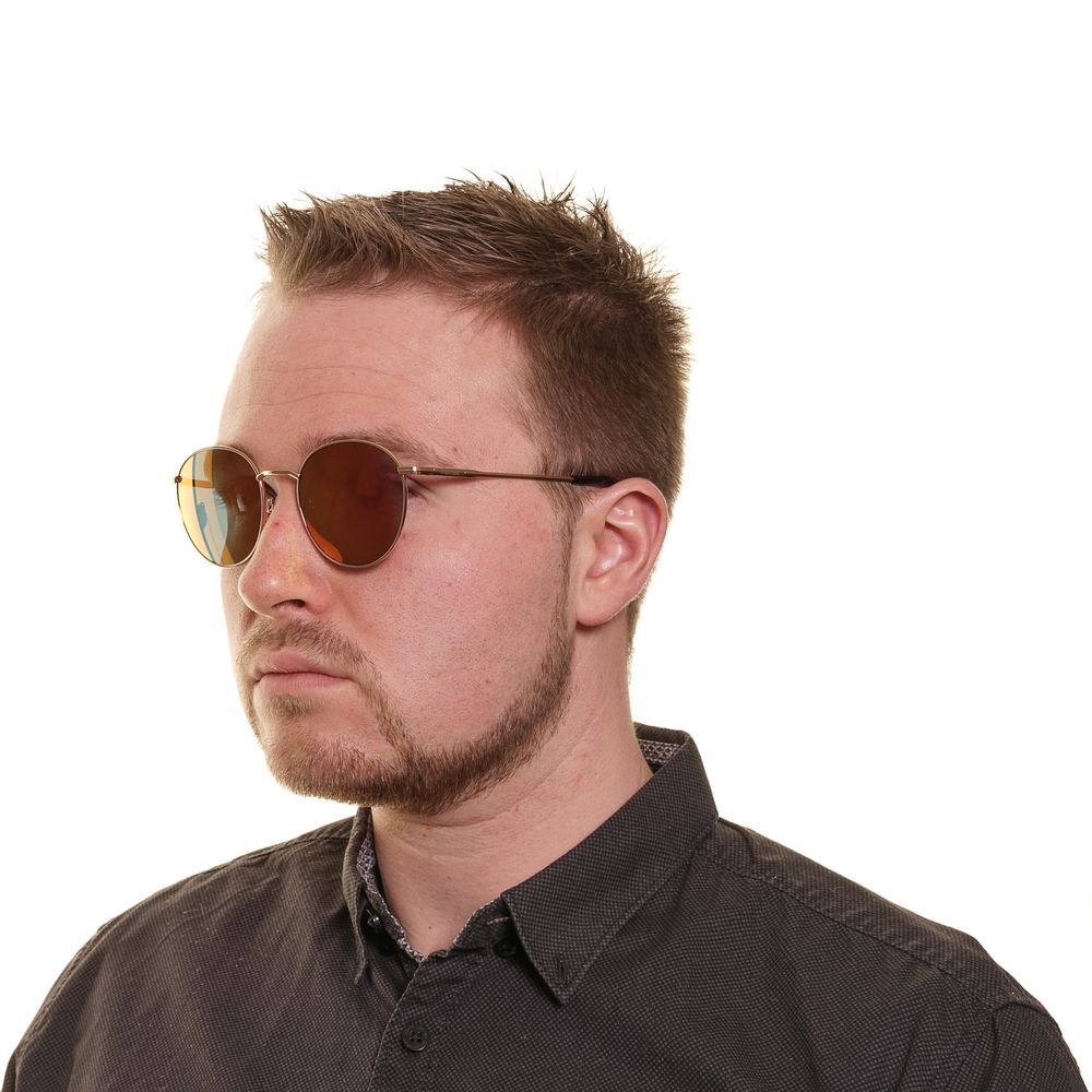 Timberland Men's Sunglasses – Stylish Bronze Frame with Orange Lenses, 52mm