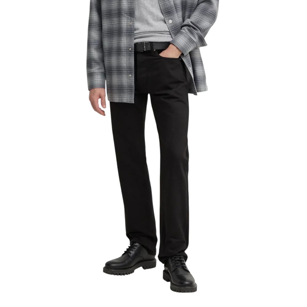 Calvin Klein Jeans Men's Black Regular Cotton Jeans