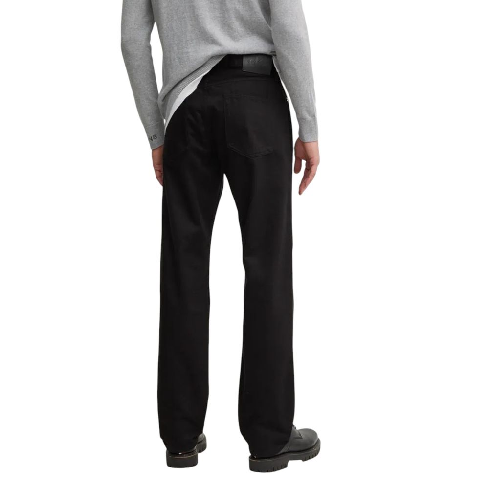 Calvin Klein Jeans Men's Black Regular Cotton Jeans