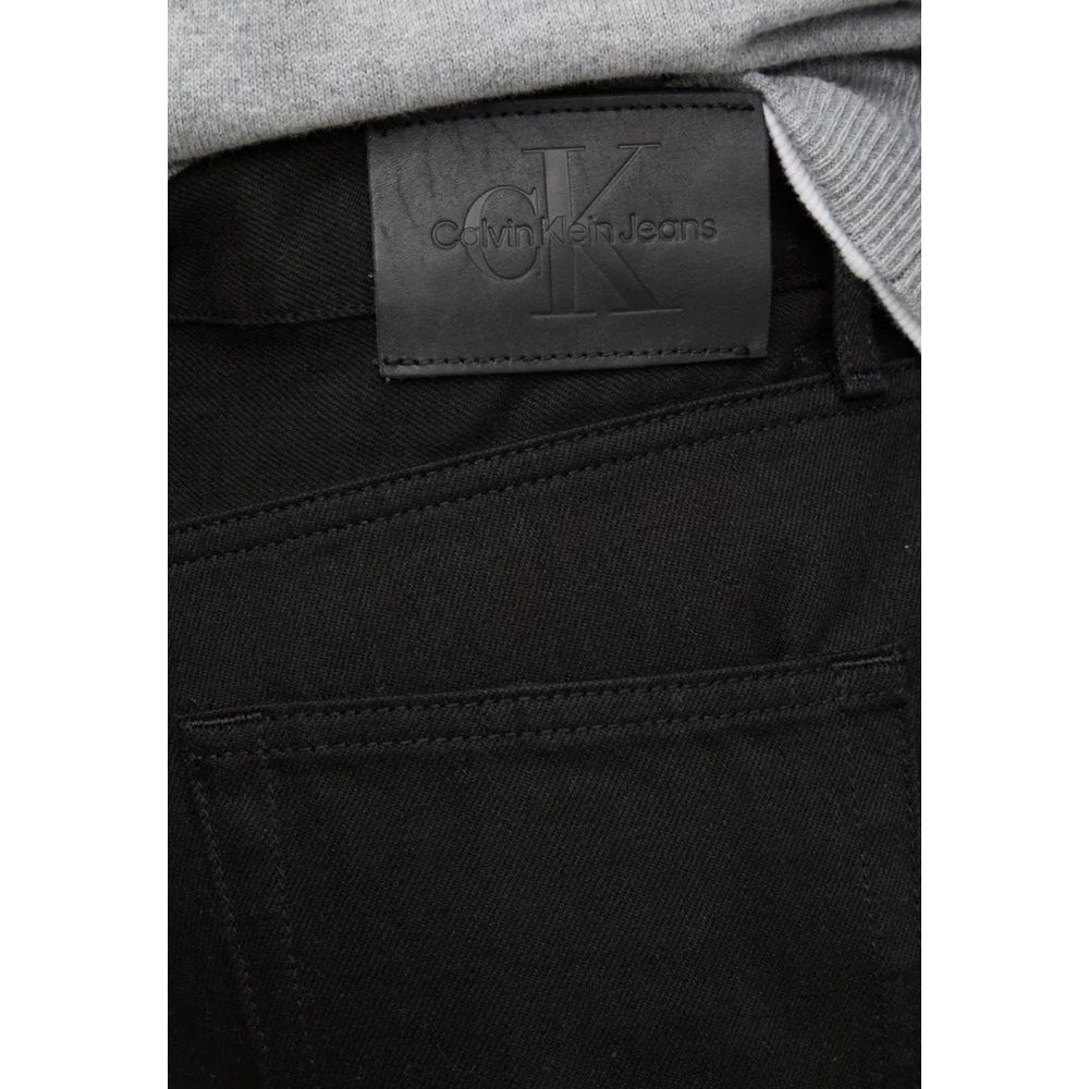 Calvin Klein Jeans Men's Black Regular Cotton Jeans