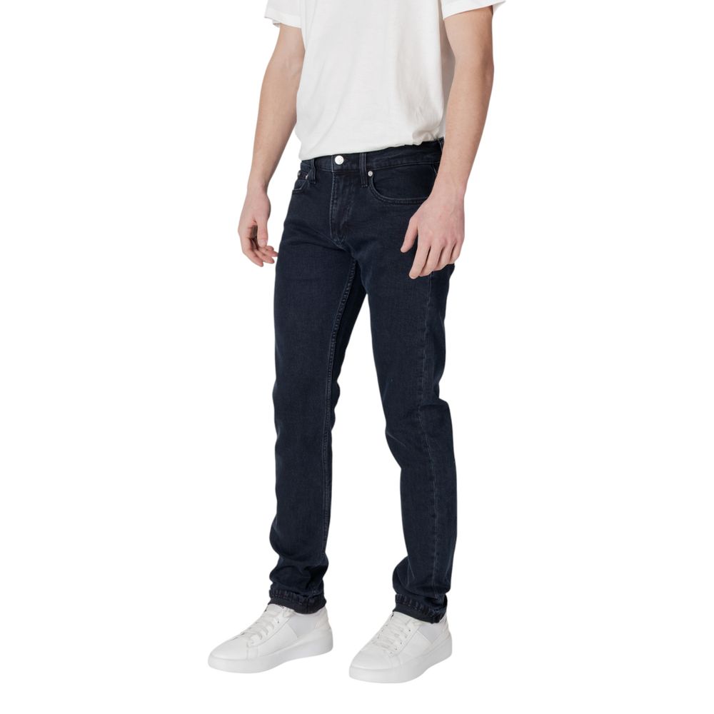 Calvin Klein Jeans Men's Blue Slim Fit Cotton Jeans