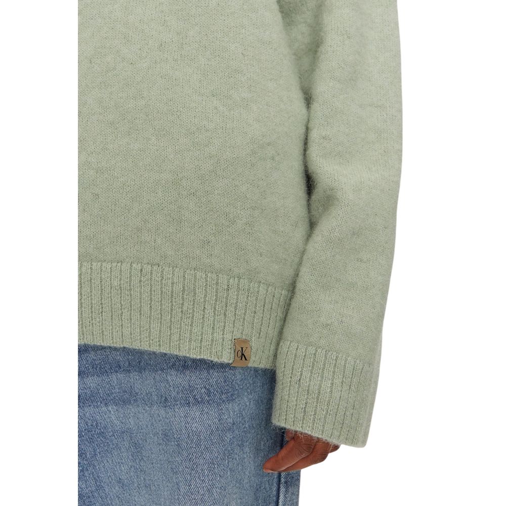 Calvin Klein Jeans Green Loose Fit Knit Jumper for Women
