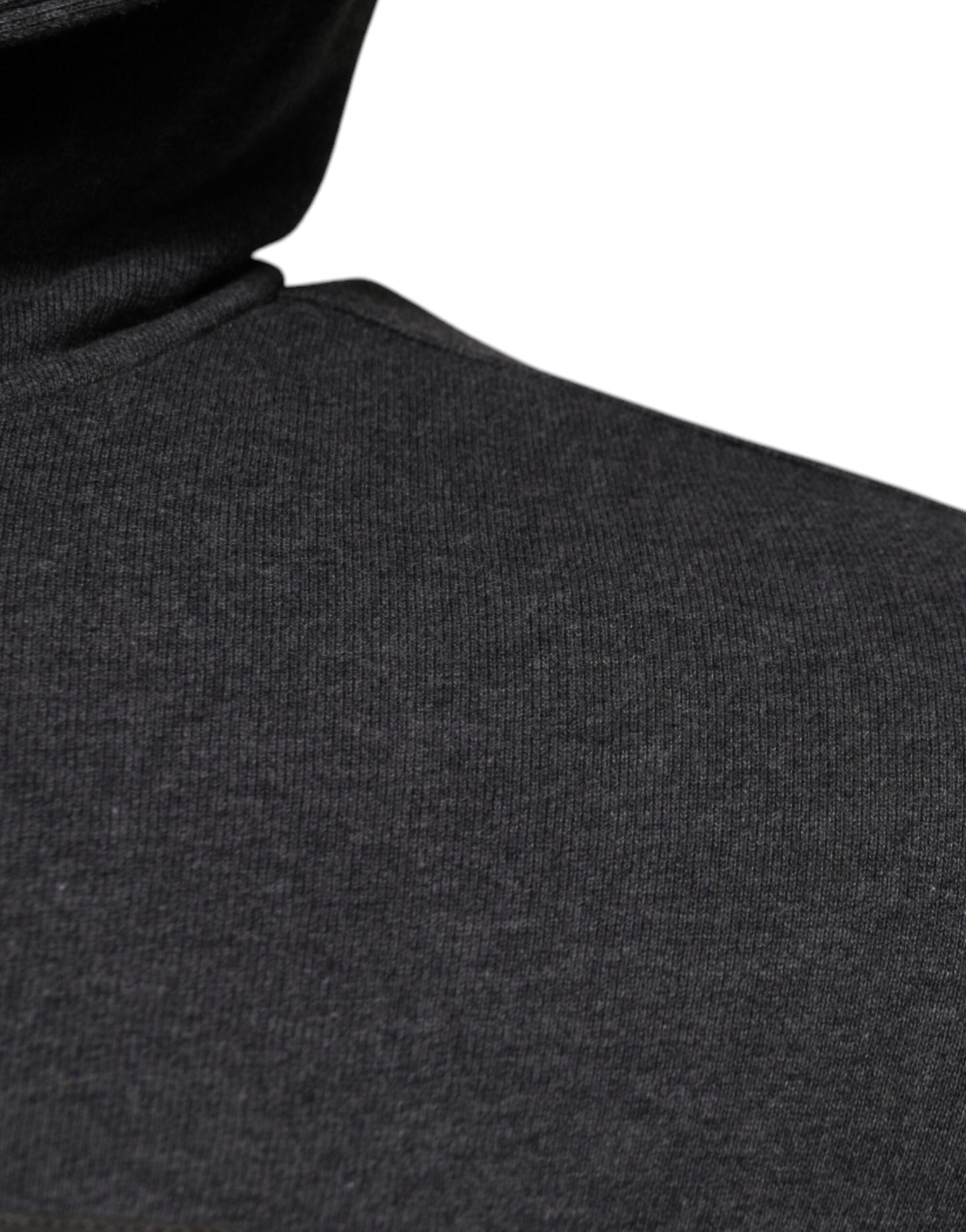 Dolce & Gabbana Gray Logo Full Zip Hooded Sweatshirt