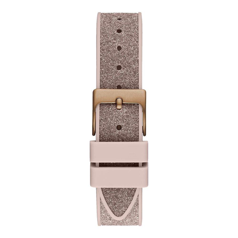 Guess Women’s Watch, Multicolour Design, Pink Silicone Strap