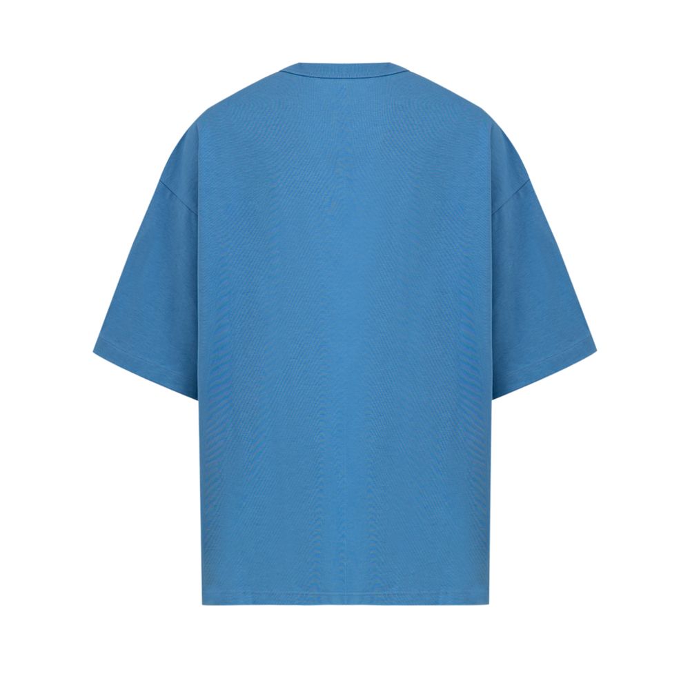 Bottega Veneta Blue Oversized Cotton T-Shirt for Men