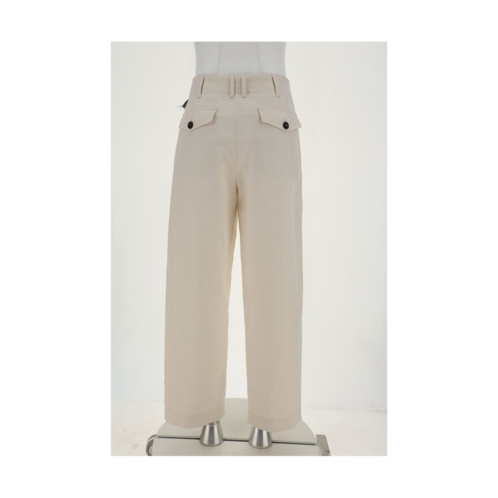Brunello Cucinelli Baggy Cotton Pants