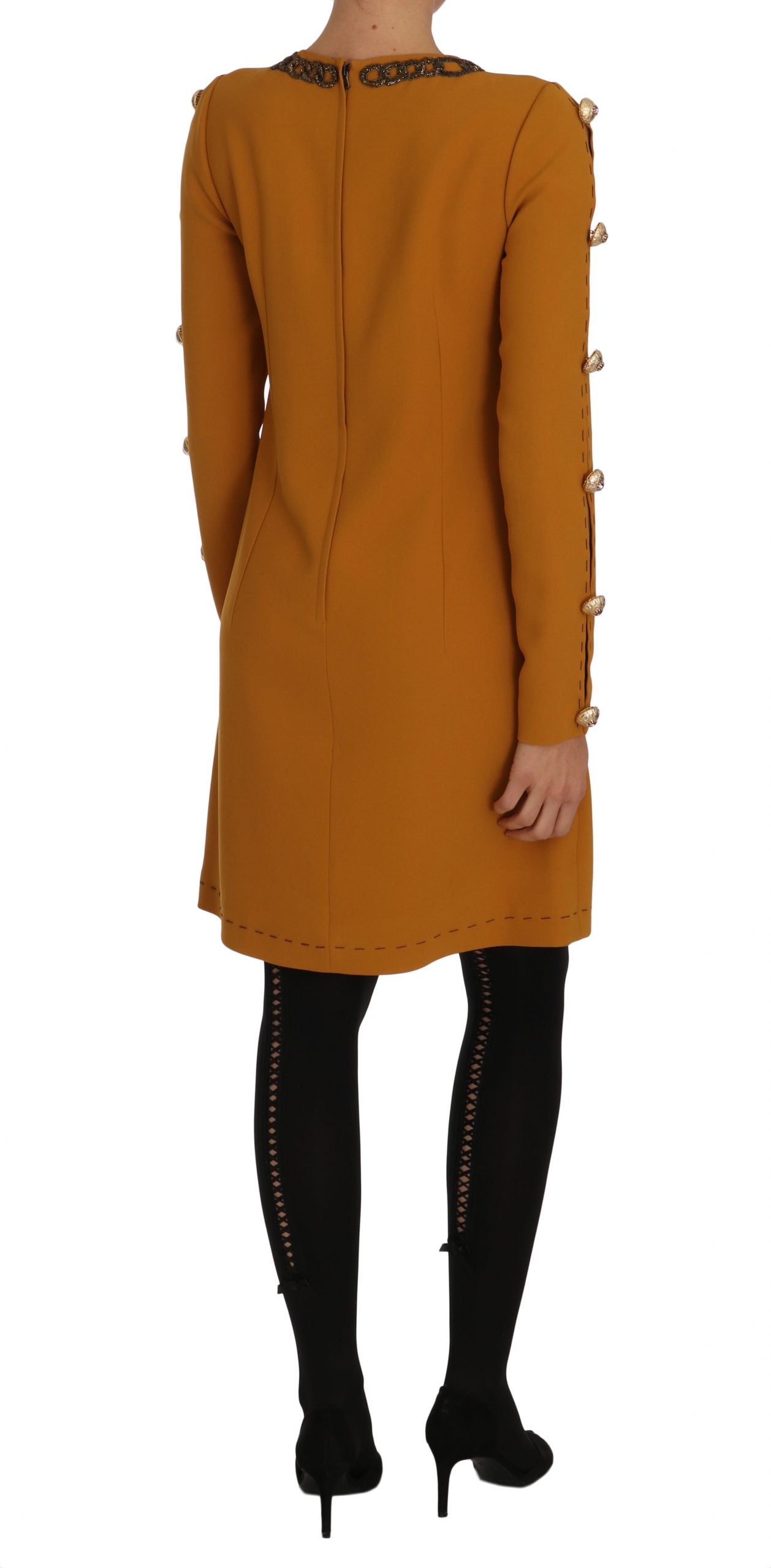 - Crystal Embellished Mini Dress - Luxe Charm