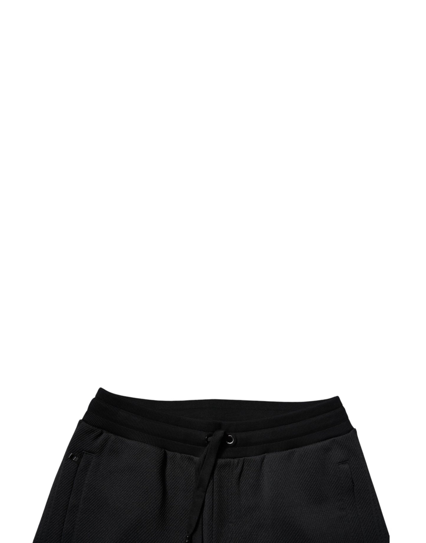 Dolce & Gabbana Black Polyester Men's Jogger Sweatpants