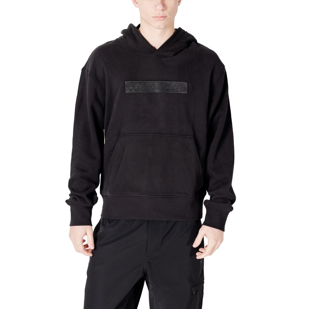 Calvin Klein Jeans Black Cotton Hoodie