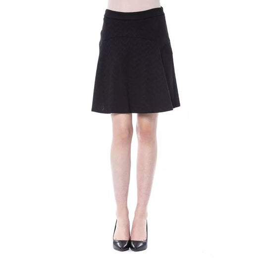 BYBLOS Black Polyester Skirt - Stylish Tube Design