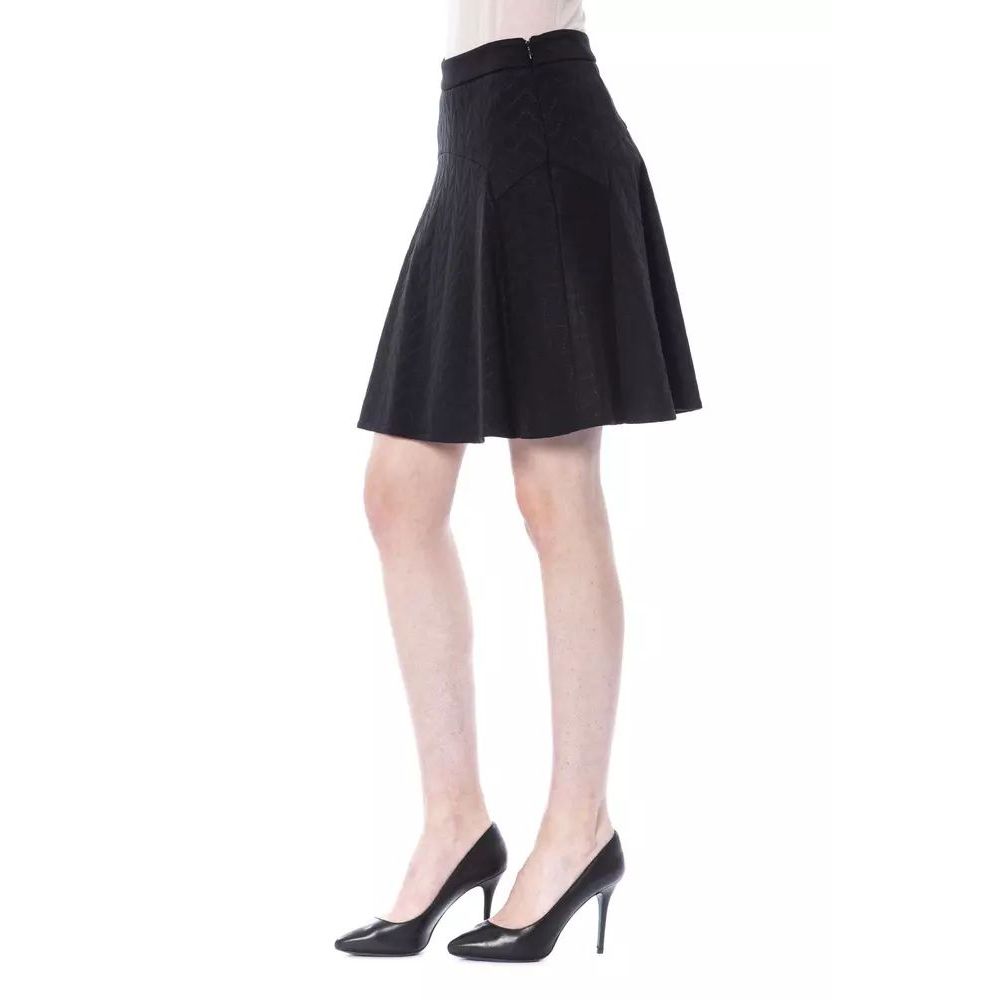 BYBLOS Black Polyester Skirt - Stylish Tube Design