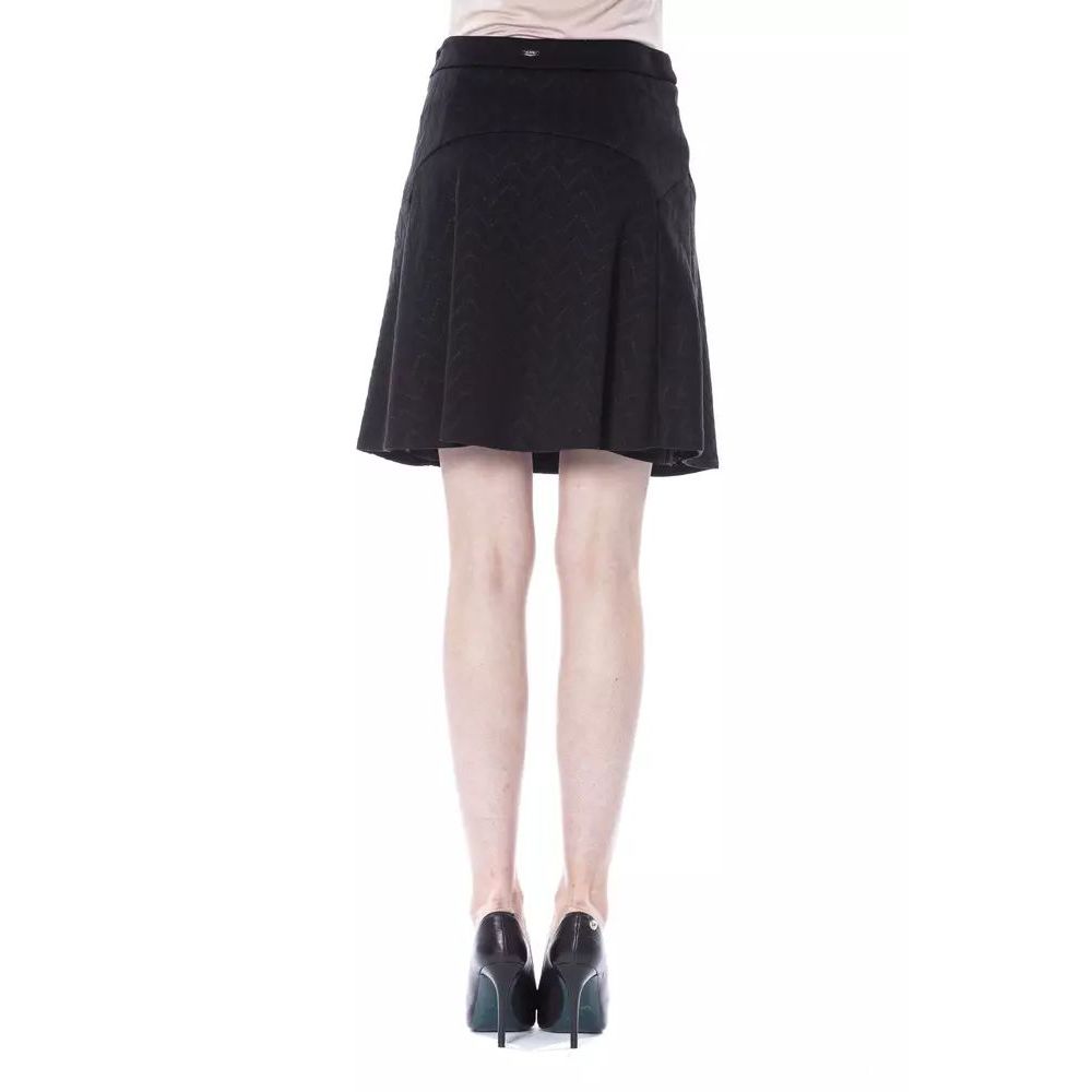 BYBLOS Black Polyester Skirt - Stylish Tube Design