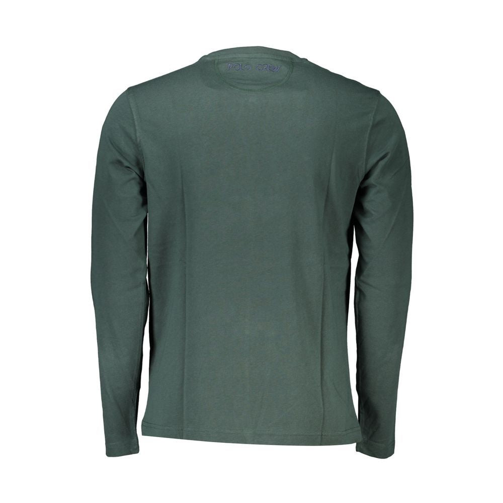 La Martina Green Cotton T-Shirt for Men
