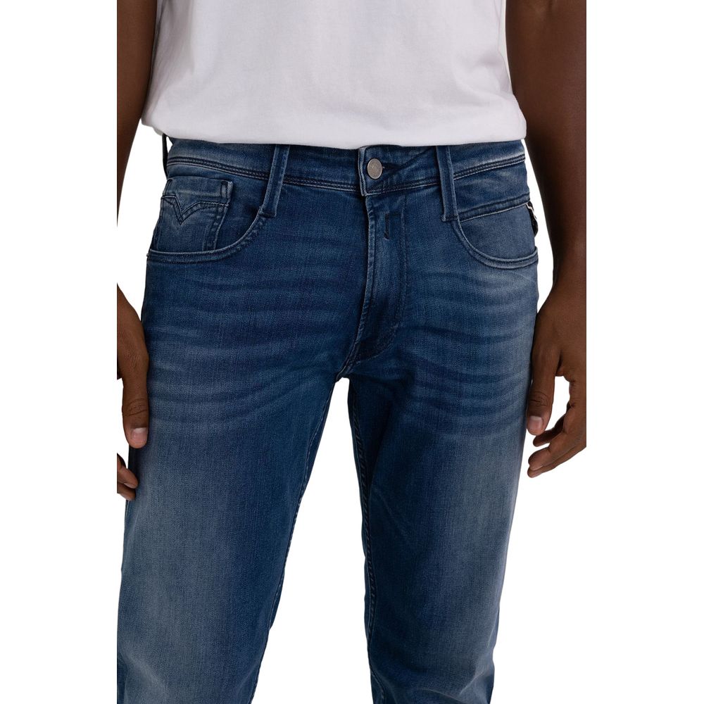 Replay Blue Cotton Jeans & Pant for Men