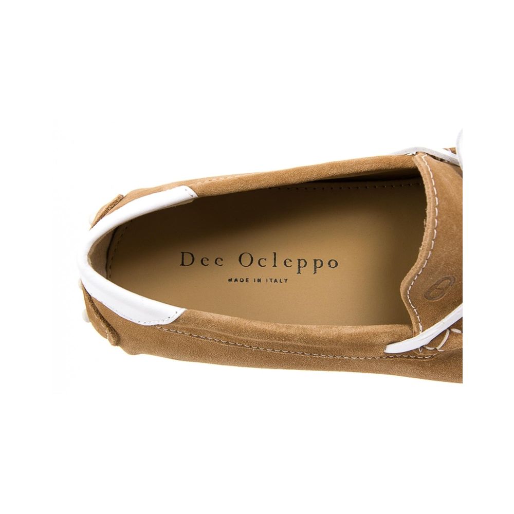 Dee Ocleppo Beige Leather Casual Shoes
