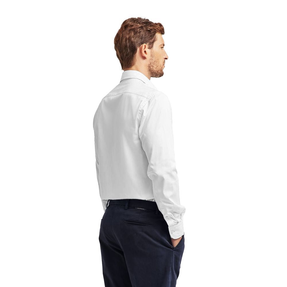 Ballantyne White Cotton Shirt - A Timeless Wardrobe Essential