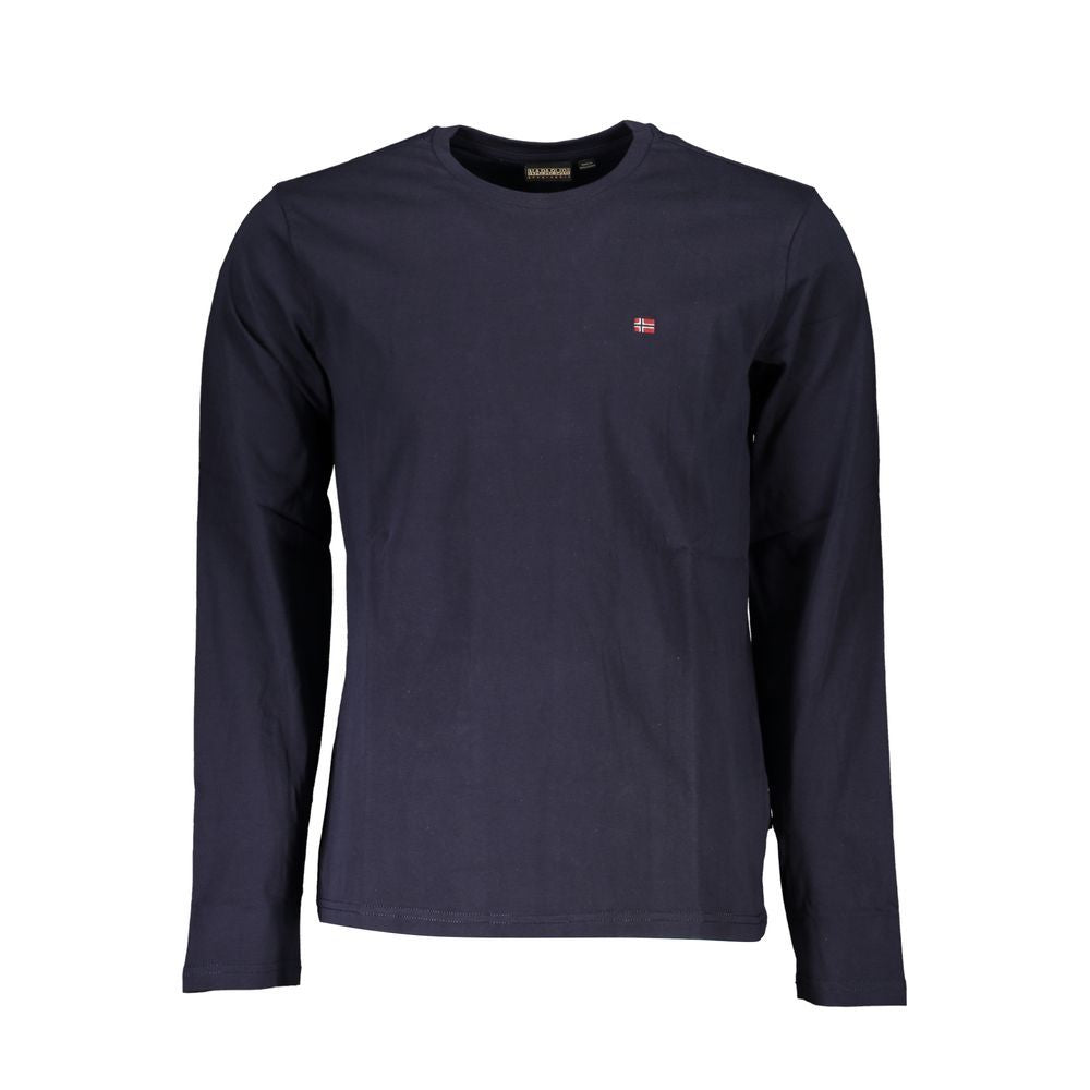 Napapijri Blue Cotton T-Shirt - Stylish Comfort for Everyday Wear