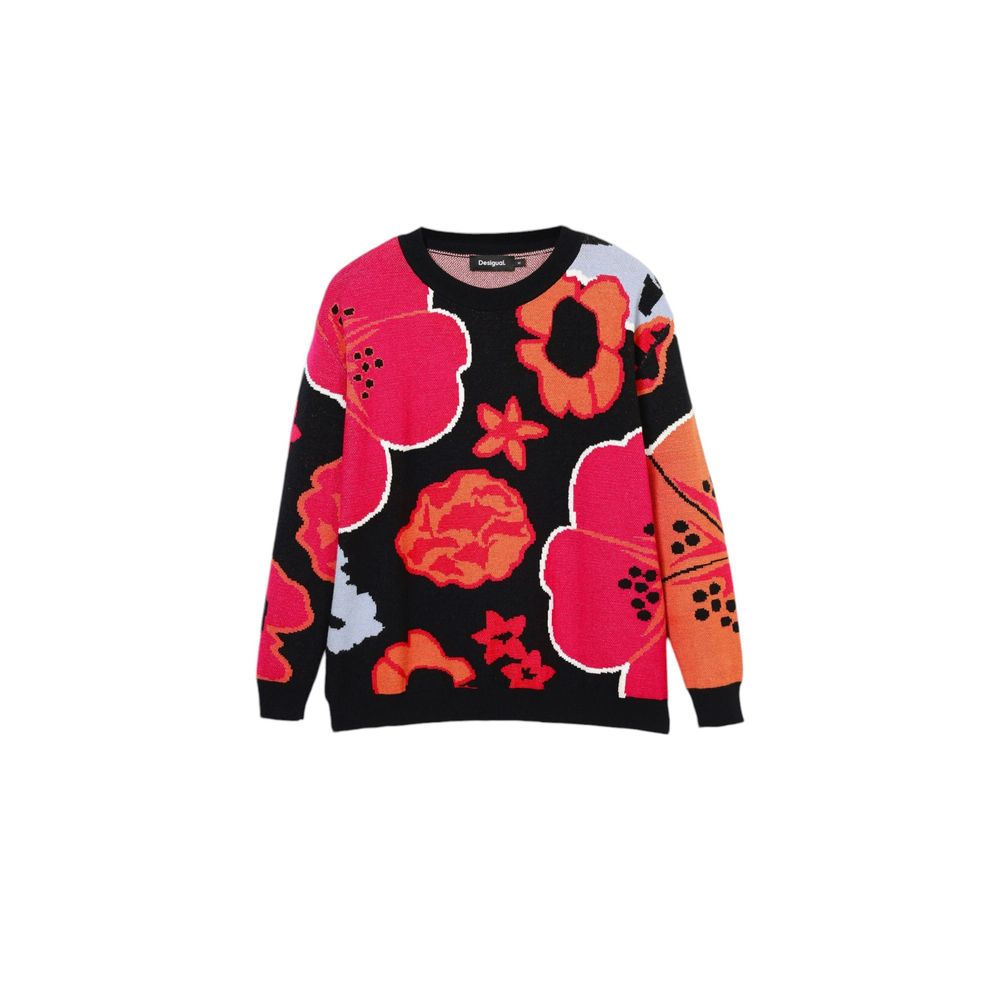 Desigual Black Polyamide Sweater for Women