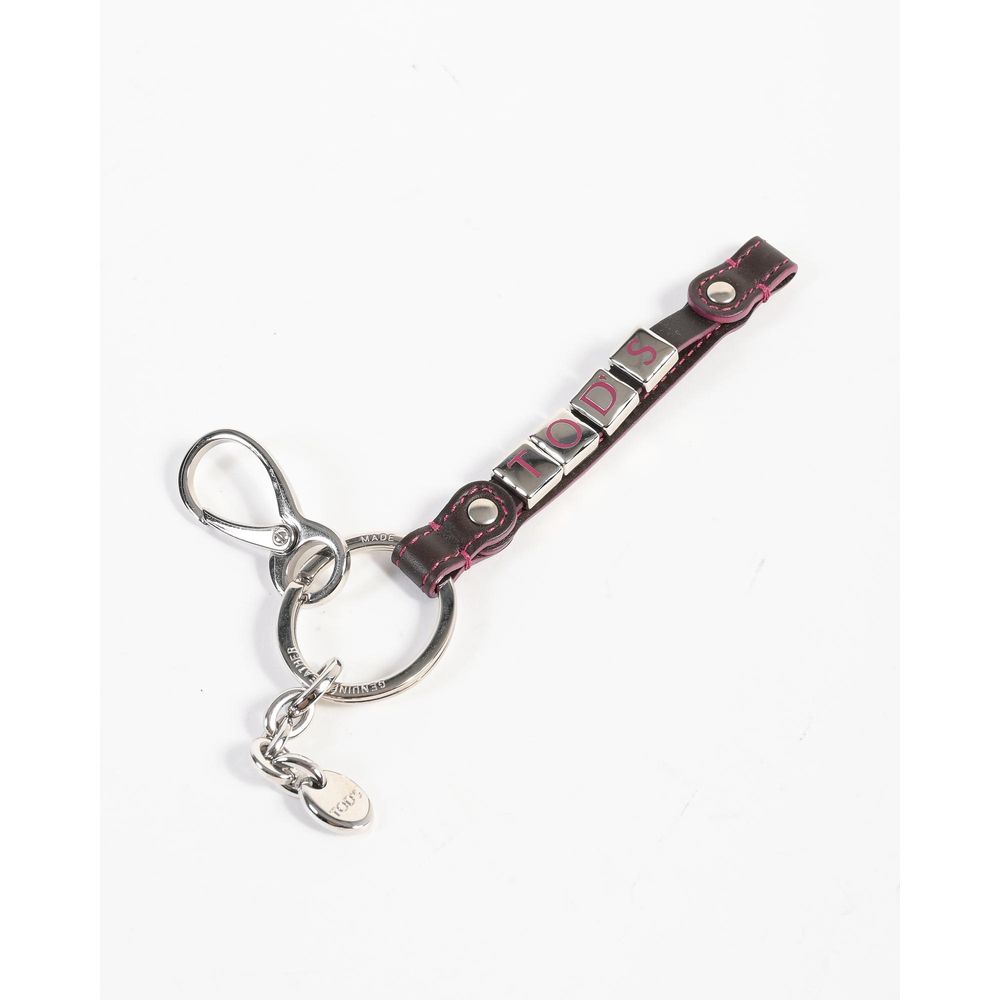 Tod's Multicolor Metal Keychain - Stylish Leather Accessory for Women