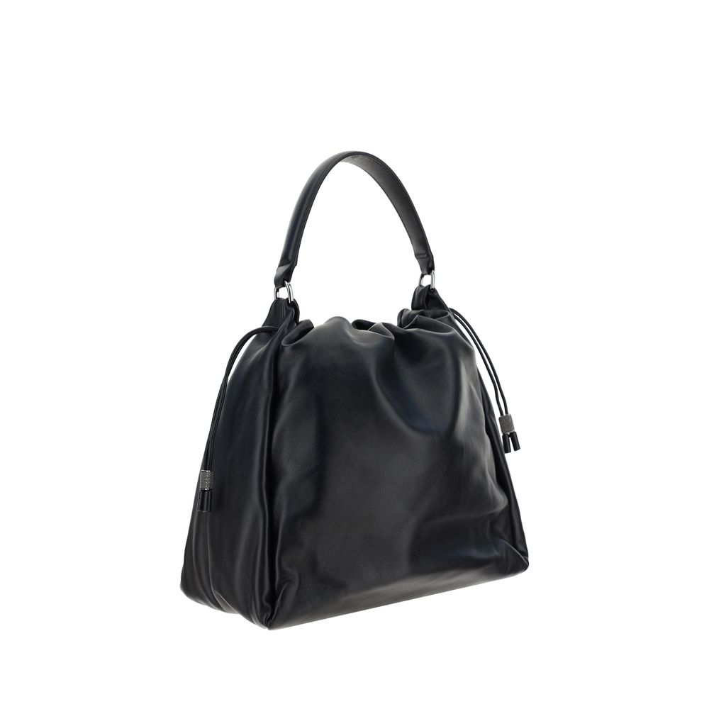 Brunello Cucinelli Leather Shoulder Bag