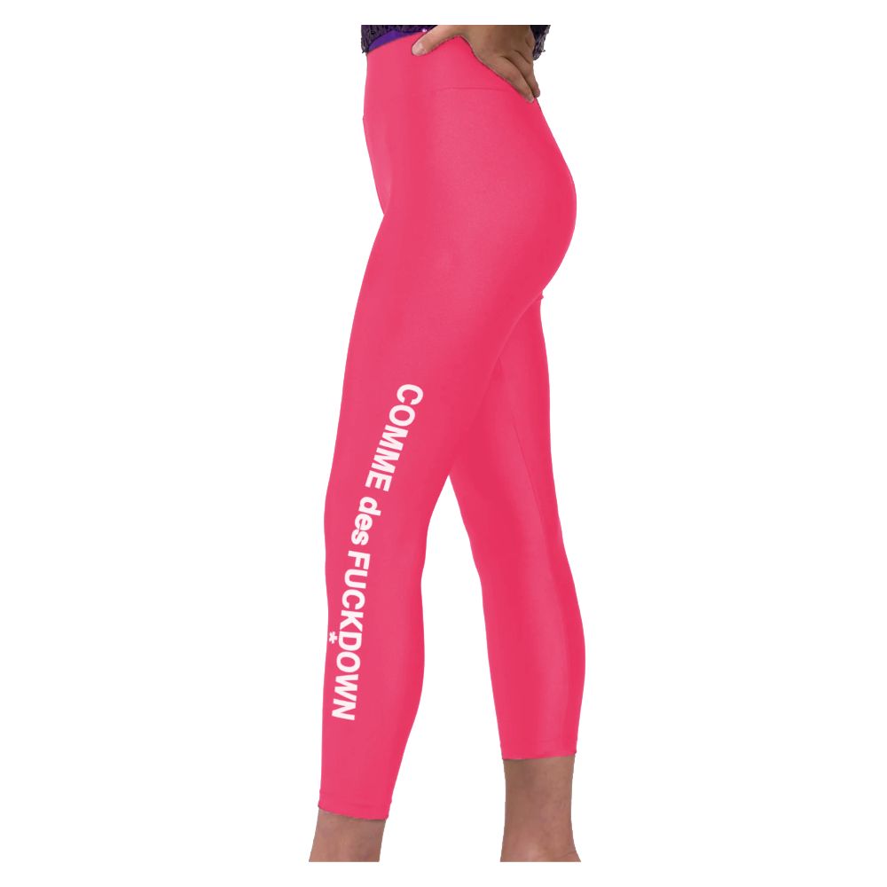 Comme Des Fuckdown Pink Leggings