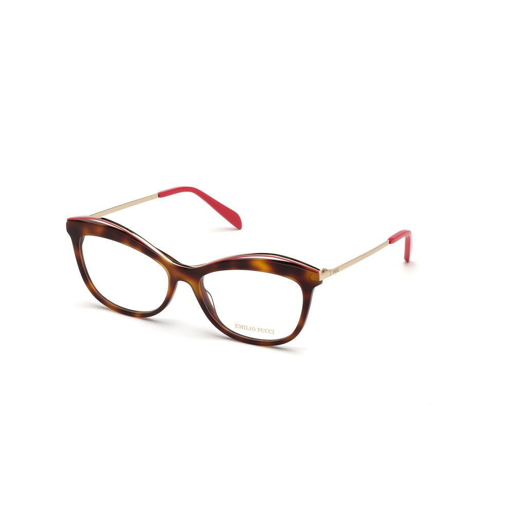 Emilio Pucci Women’s Brown Acetate Optical Frames – EP5135-56052