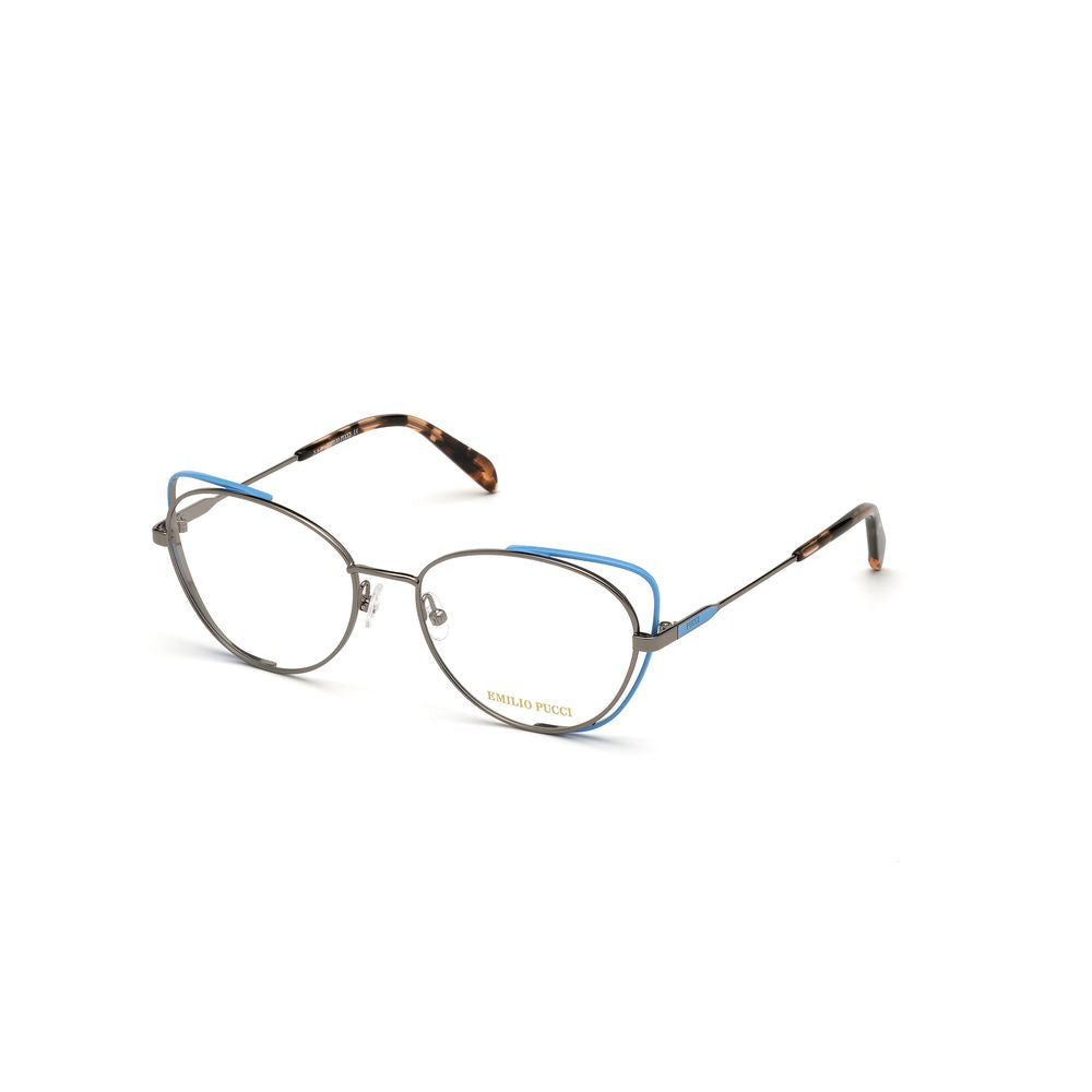 Emilio Pucci Women’s Gray Metal Optical Glasses – EP5141, 54mm