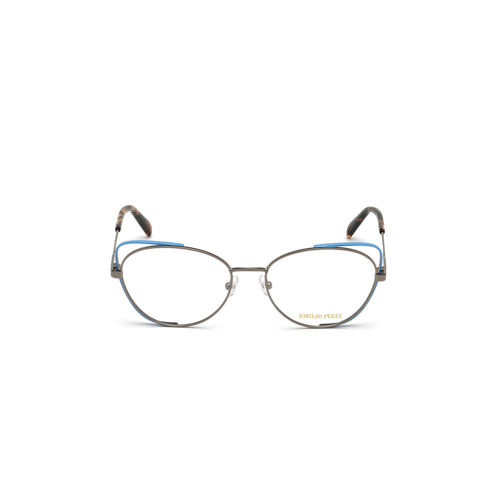 Emilio Pucci Women’s Gray Metal Optical Glasses – EP5141, 54mm