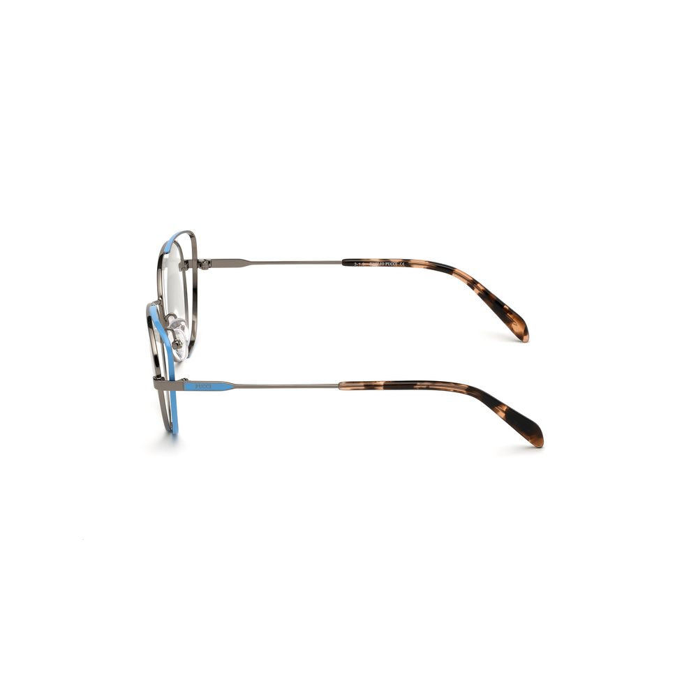 Emilio Pucci Women’s Gray Metal Optical Glasses – EP5141, 54mm