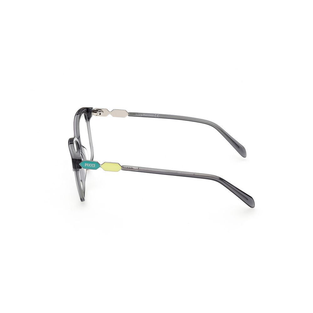 Emilio Pucci Women's Gray Acetate Optical Frames – 55mm