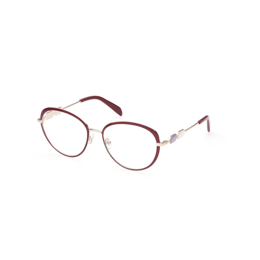 Emilio Pucci Women’s Red Metal Optical Glasses – 54mm