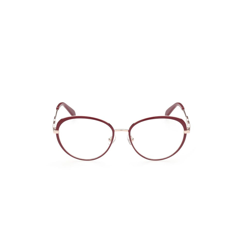 Emilio Pucci Women’s Red Metal Optical Glasses – 54mm