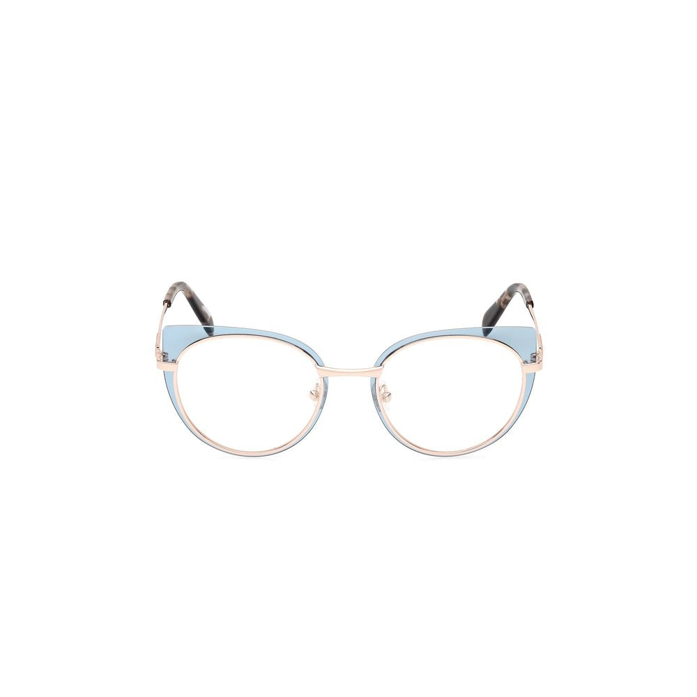 Emilio Pucci Women’s Blue Metal Optical Glasses – EP5220, 51mm