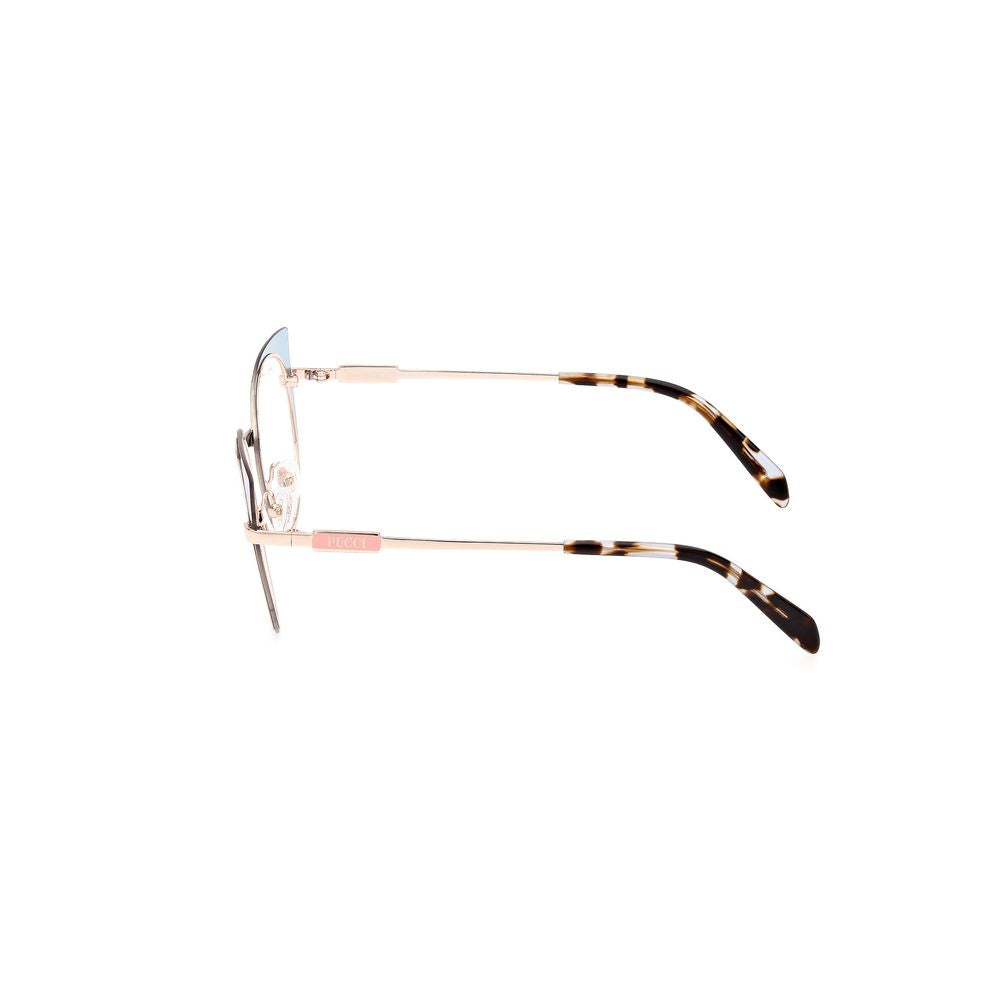 Emilio Pucci Women’s Blue Metal Optical Glasses – EP5220, 51mm