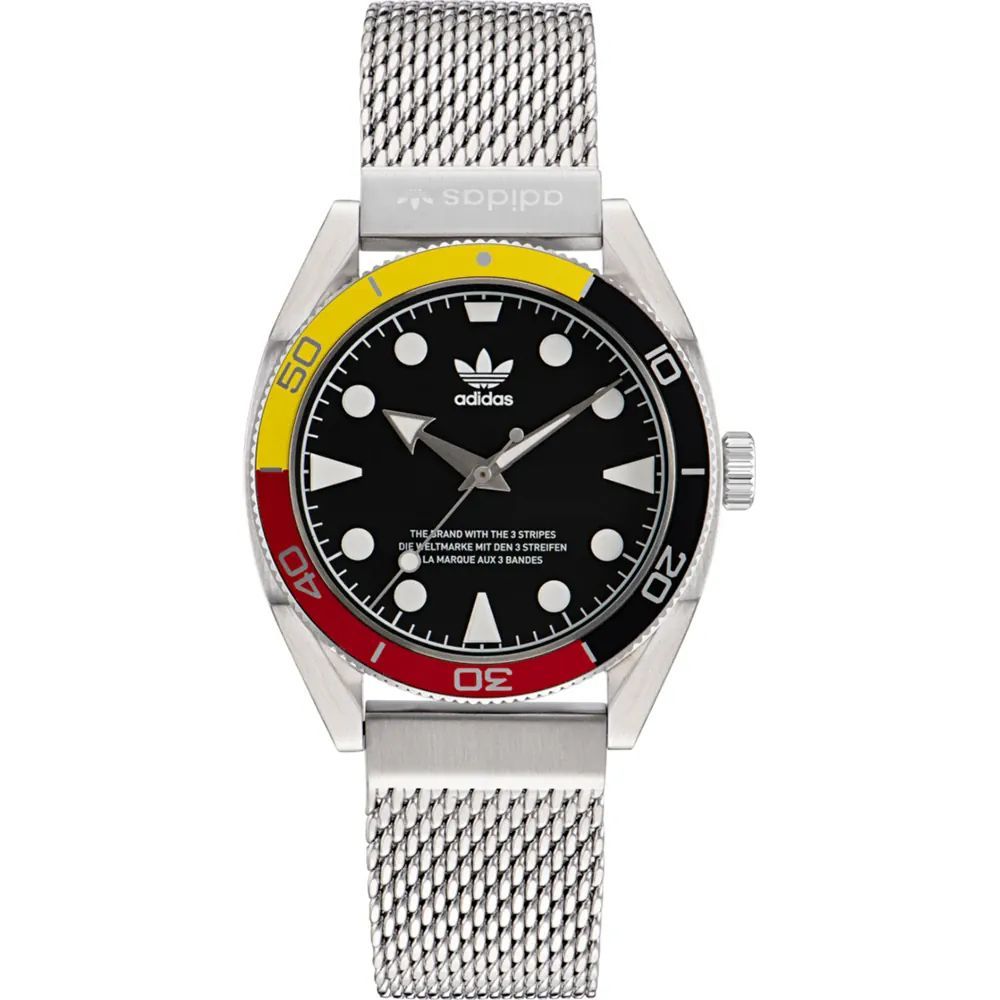 Adidas Gray Stainless Steel Quartz Watch
