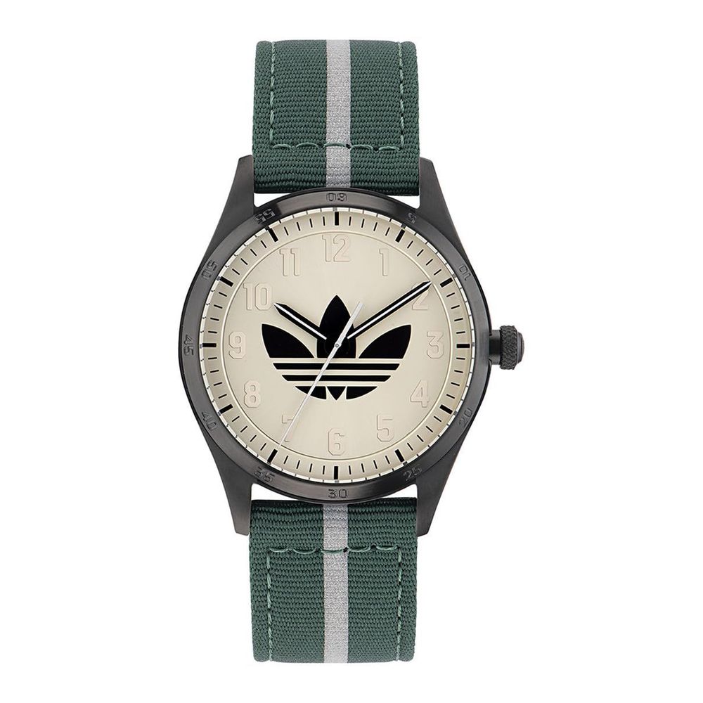 Adidas Green Fabric Quartz Analog Sports Watch