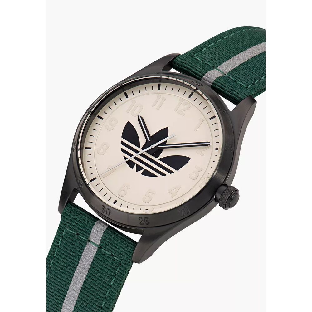 Adidas Green Fabric Quartz Analog Sports Watch