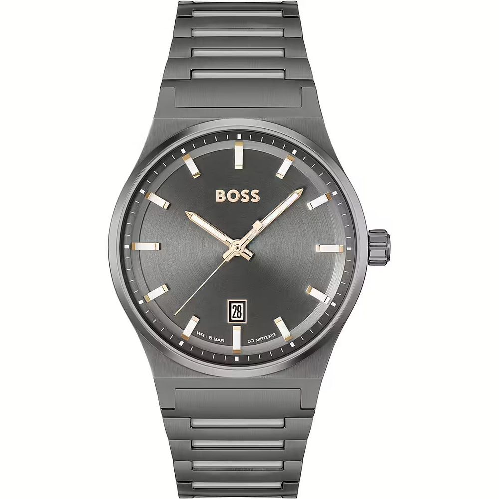 Hugo Boss Men’s Gray Stainless Steel Watch