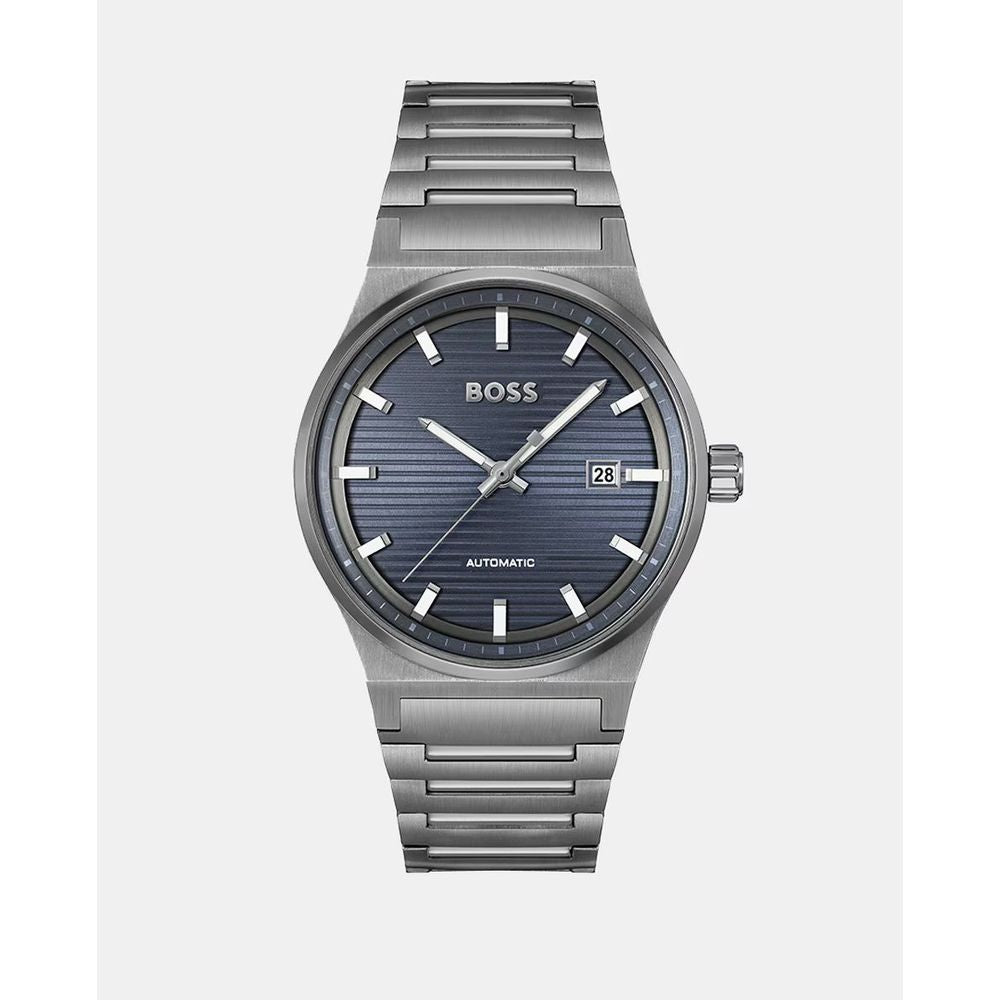 Hugo Boss Men’s Gray Stainless Steel Automatic Watch