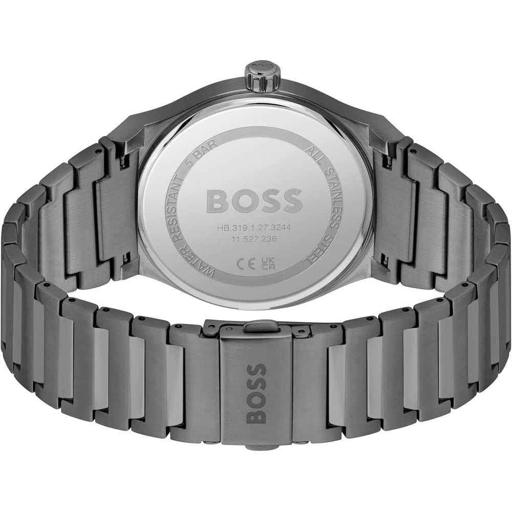 Hugo Boss Men’s Gray Stainless Steel Watch